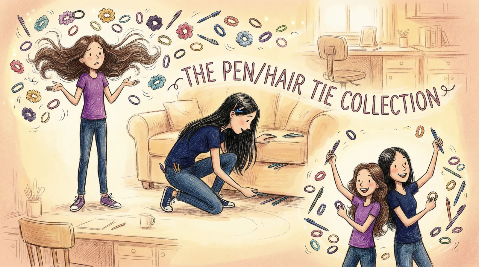 The Pen / Hair Tie Collection — title